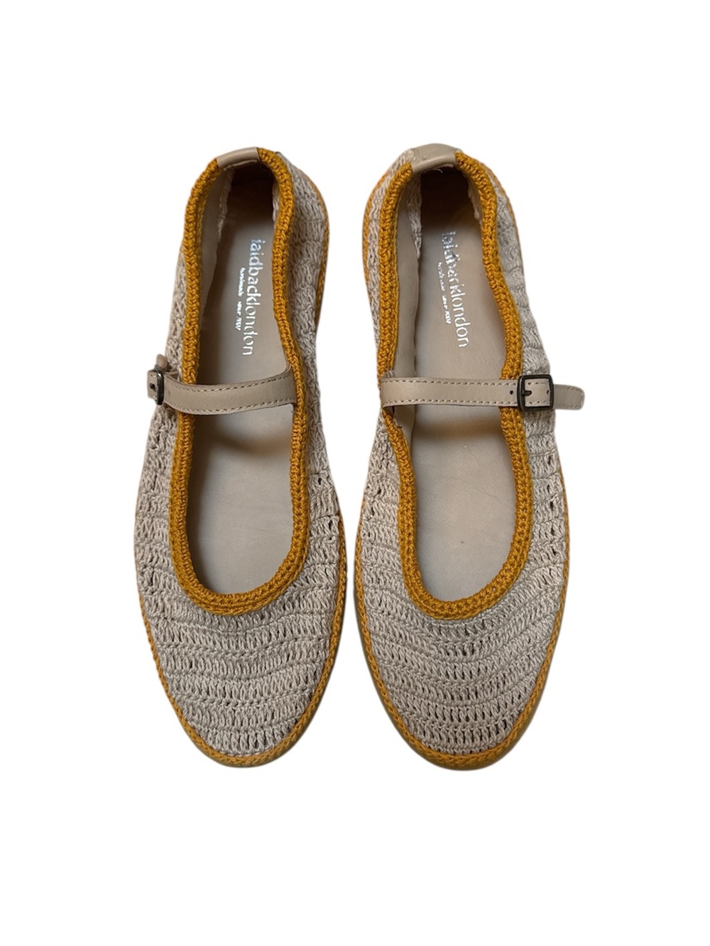 Laid back London crocheted Mary Jane’s - size 42